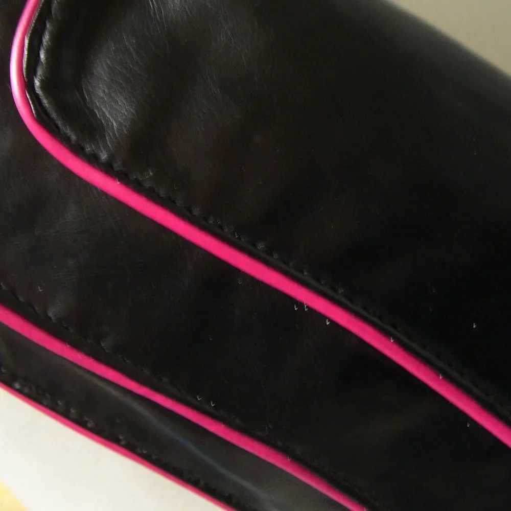 N/A pink black trim